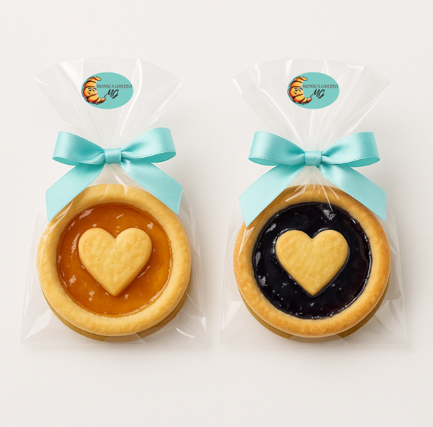 Crostatina all'albicocca e al mirtillo